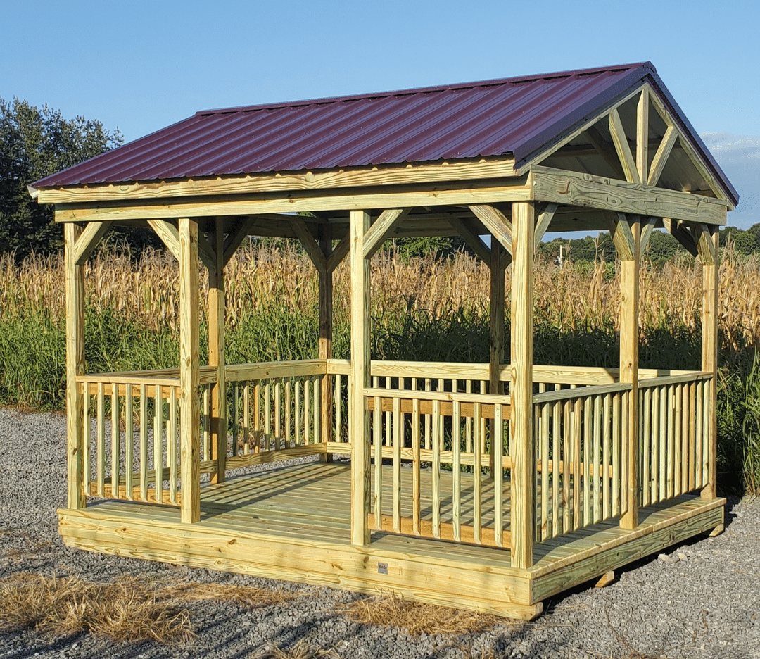 Wooden 10x12 Pavilion | Create The Perfect Outdoor Oasis