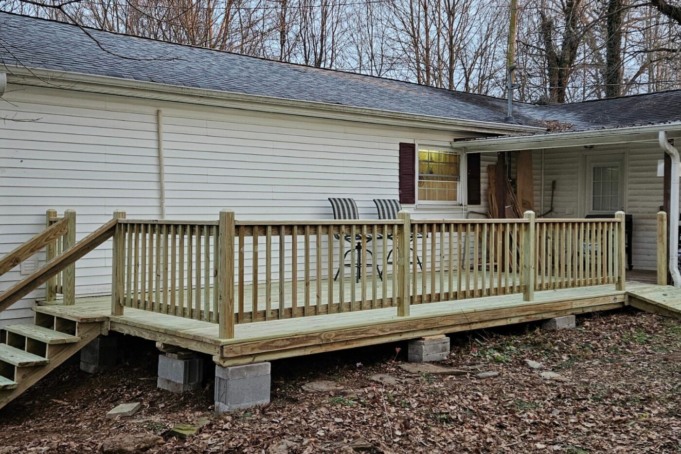 12x24 House Deck in Lafayette TN - Eshco Portable Decks