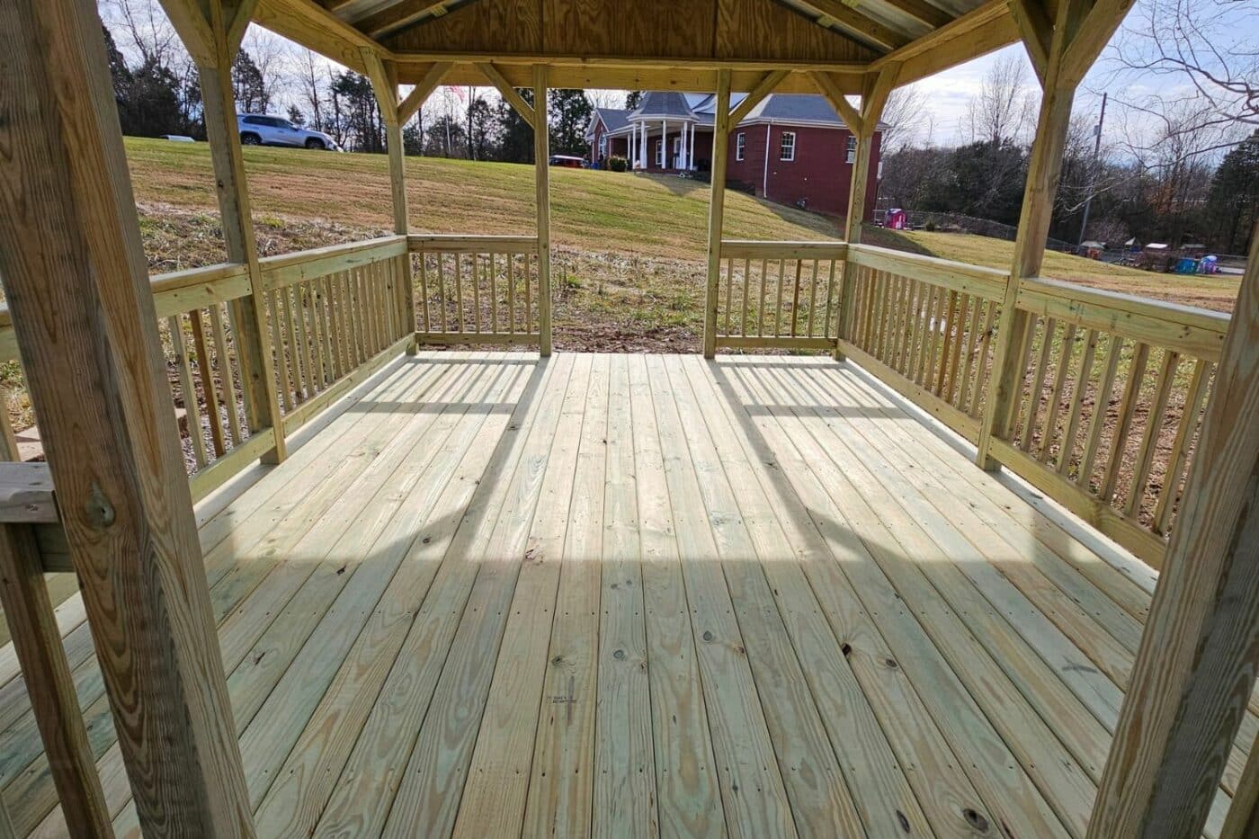 12x16 Pavilion in Glasgow KY | Completed Project